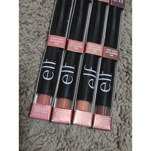 e.l.f. Pout Clout Lip Plumping Pens Bundle Lot of 4 Pink Mauve - NEW‎ - Picture 2 of 5
